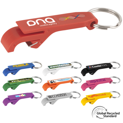 Picture of KEYRING BOTTLE OPENER GRS RECYCLED.