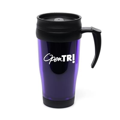 Picture of MARCO 400ML TRAVEL MUG in Purple