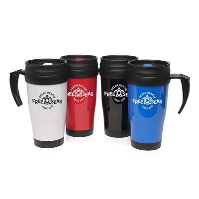 Picture of POLO PLUS RECYCLED 400ML TRAVEL MUG