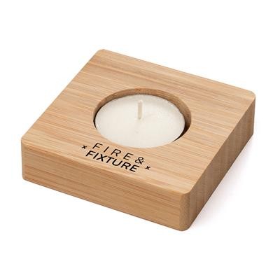 Picture of BAMBOO TEALIGHT HOLDER.