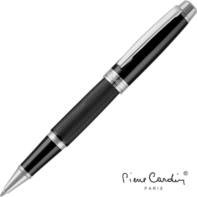 Picture of PIERRE CARDIN ACADEMIE METAL ROLLERBALL PEN - SILVER CHROME