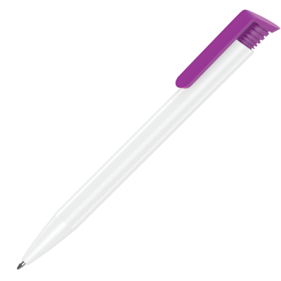 Picture of ALBION BALL PEN - WHITE - PURPLE