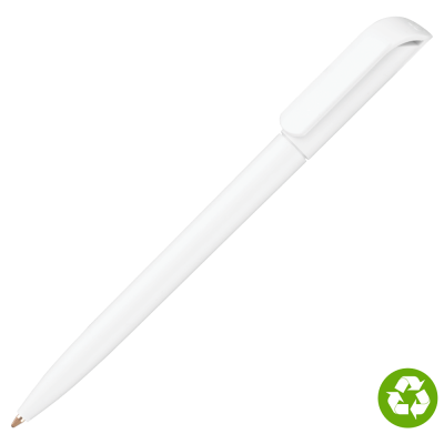 Picture of ALASKA RECYCLED ECO BALL PEN - WHITE