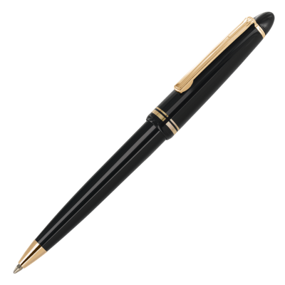 Picture of ALPINE GOLD BALL PEN - BLACK - GOLD