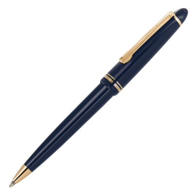 Picture of ALPINE GOLD BALL PEN - BLUE - GOLD