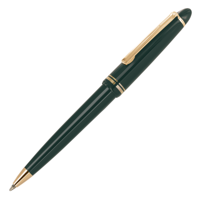 Picture of ALPINE GOLD BALL PEN - GREEN - GOLD