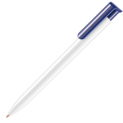 Picture of ABSOLUTE EXTRA BALL PEN - WHITE - BLUE (BLUE INK)