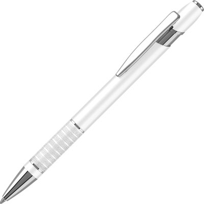 Picture of BELLA METAL BALL PEN - WHITE