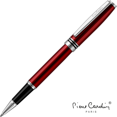 Picture of PIERRE CARDIN BEAUMONT METAL ROLLERBALL PEN - RED