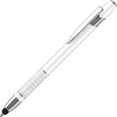 Picture of BELLA TOUCH METAL BALL PEN - WHITE