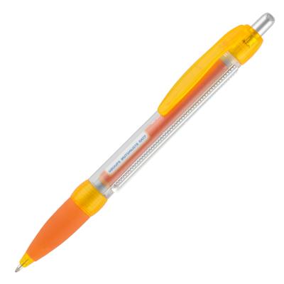 Picture of BANNER BALL PEN - TRANSLUCENT ORANGE