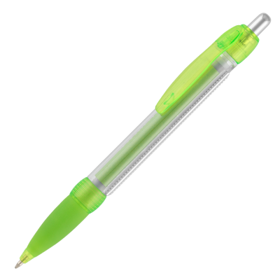 Picture of BANNER BALL PEN - TRANSLUCENT PALE GREEN