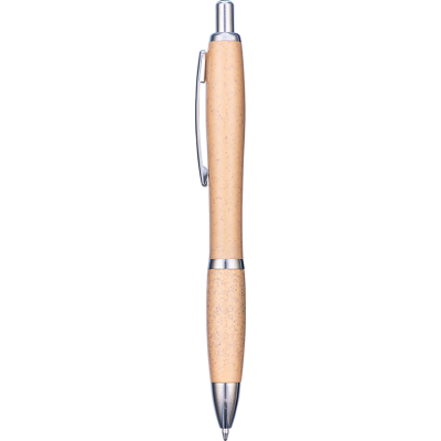 Picture of CONTOUR COLOUR WHEATSTRAW BALL PEN - YELLOW