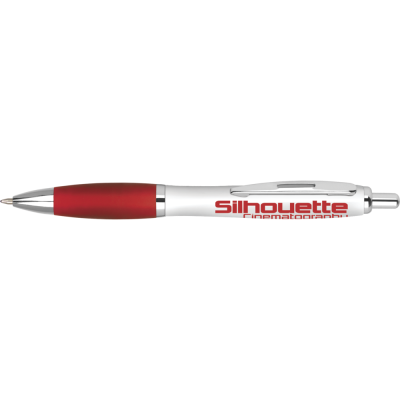 Picture of CONTOUR DIGITAL RECYCLED ECO BALL PEN - RED