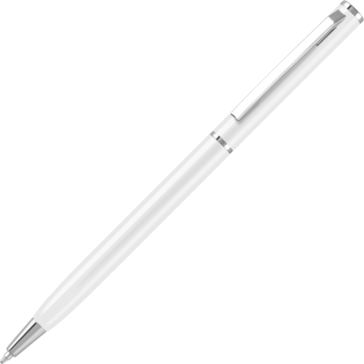 Picture of CHEVIOT FASHION METAL BALL PEN - WHITE