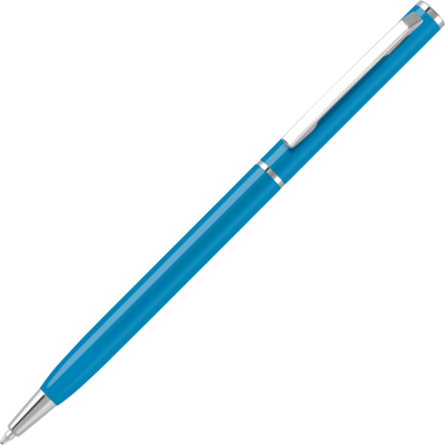 Picture of CHEVIOT FASHION METAL BALL PEN - LIGHT BLUE