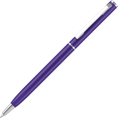 Picture of CHEVIOT FASHION METAL BALL PEN - PURPLE