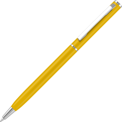 Picture of CHEVIOT FASHION METAL BALL PEN - YELLOW