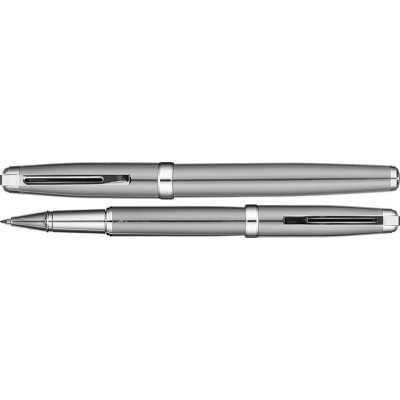 Picture of CARRICK METAL ROLLERBALL PEN - SILVER