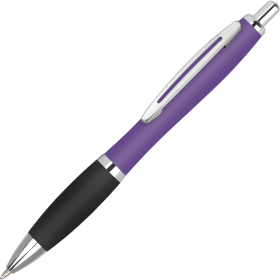 Picture of CONTOUR METAL SOFT FEEL BALL PEN - PURPLE