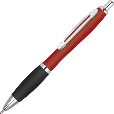 Picture of CONTOUR METAL SOFT FEEL BALL PEN - RED