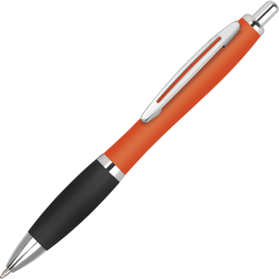 Picture of CONTOUR METAL SOFT FEEL BALL PEN - ORANGE