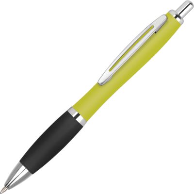 Picture of CONTOUR METAL SOFT FEEL BALL PEN - PALE GREEN