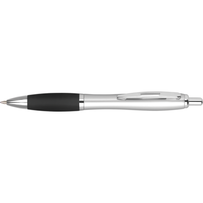 Picture of CONTOUR ARGENT BALL PEN - SILVER - BLACK