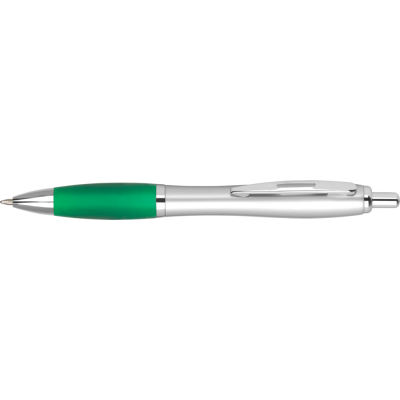 Picture of CONTOUR ARGENT BALL PEN - SILVER - GREEN