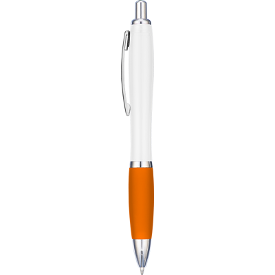 Picture of CONTOUR EXTRA BALL PEN - WHITE - ORANGE