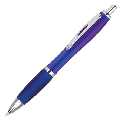 Picture of CONTOUR FROST BALL PEN - BLUE