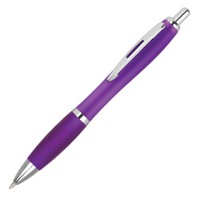 Picture of CONTOUR FROST BALL PEN - PURPLE