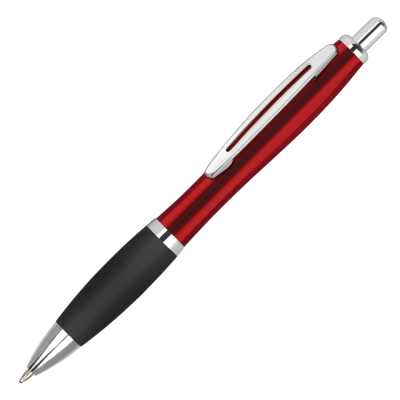 Picture of CONTOUR METAL BALL PEN - RED