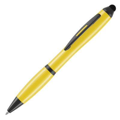 Picture of CONTOUR-I NOIR BALL PEN with Stylus - Yellow