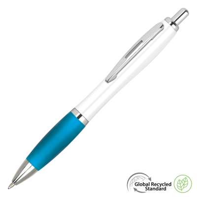 Picture of CONTOUR EXTRA GRS RECYCLED BALL PEN - LIGHT BLUE