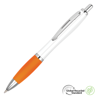 Picture of CONTOUR EXTRA GRS RECYCLED BALL PEN - ORANGE