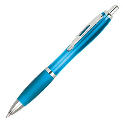 Picture of CONTOUR STANDARD BALL PEN - TRANSLUCENT LIGHT BLUE