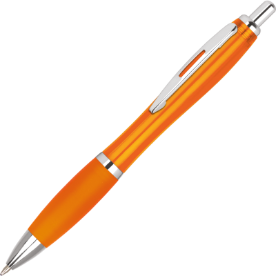 Picture of CONTOUR STANDARD BALL PEN - TRANSLUCENT ORANGE