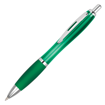 Picture of CONTOUR STANDARD BALL PEN - TRANSLUCENT GREEN