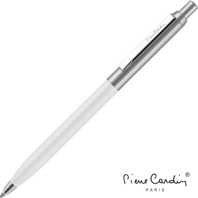 Picture of PIERRE CARDIN CLASSIC SCRIPT METAL BALL PEN - WHITE