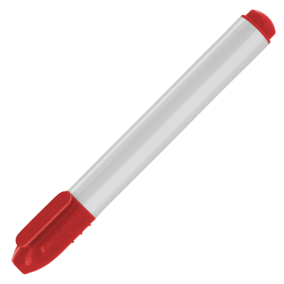 Picture of DRY WIPE MARKER PRO - WHITE - RED.