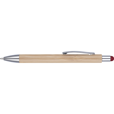 Picture of ERGO-I BAMBOO BALL PEN with Red Stylus