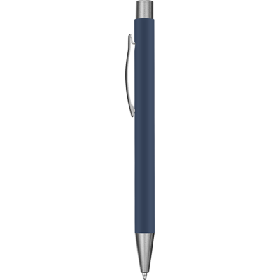 Picture of ERGO SOFT FEEL METAL BALL PEN - DARK BLUE