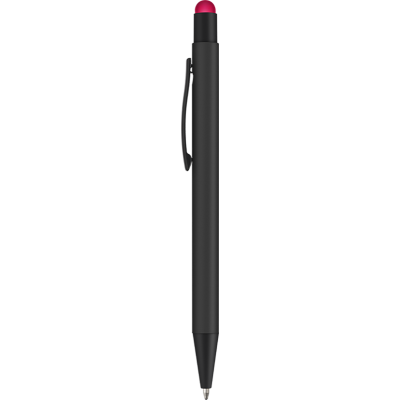 Picture of ERGO-I SOFT FEEL NOIR METAL BALL PEN with Stylus - Red