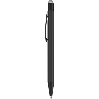 Picture of ERGO-I SOFT FEEL NOIR METAL BALL PEN with Stylus - Silver