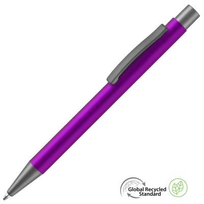 Picture of ERGO GRS RECYCLED METAL BALL PEN - PURPLE