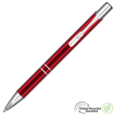 Picture of ELECTRA CLASSIC GRS RECYCLED METAL BALL PEN - RED