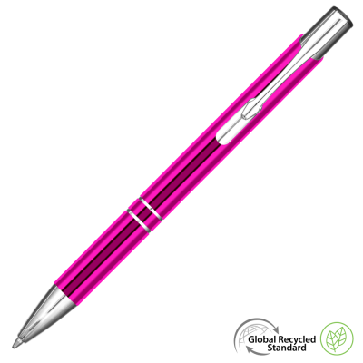 Picture of ELECTRA CLASSIC GRS RECYCLED METAL BALL PEN - PINK