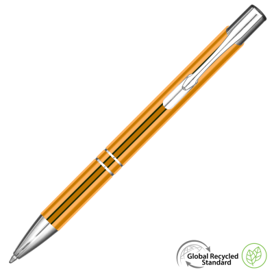 Picture of ELECTRA CLASSIC GRS RECYCLED METAL BALL PEN - ORANGE