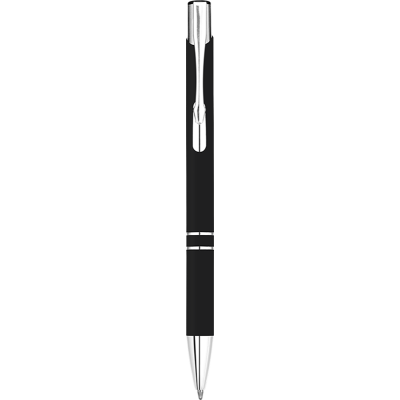 Picture of ELECTRA CLASSIC SOFT FEEL METAL BALL PEN - BLACK